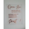 Open Bar transparent ca. 18 x 13 cm