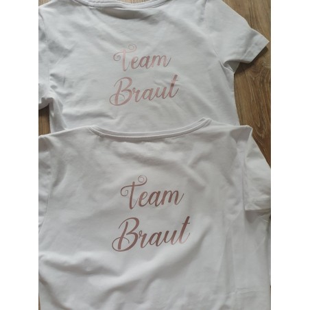 Bügelbild "Braut" oder "Team Braut" für den JGA