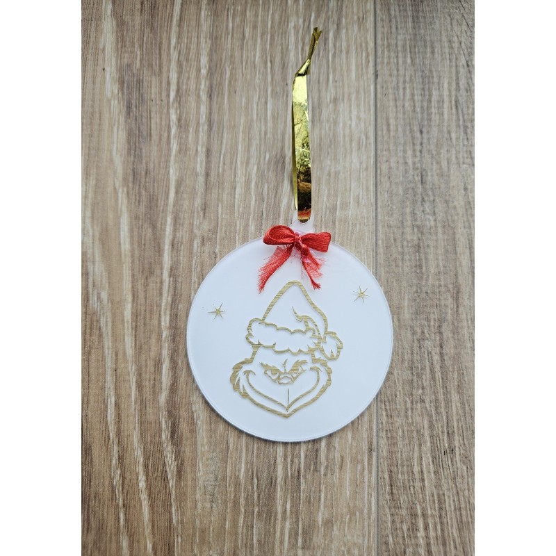 Weihnachtsanhänger personalisiert, Name, Anhänger Acryl, Weihnachtssch