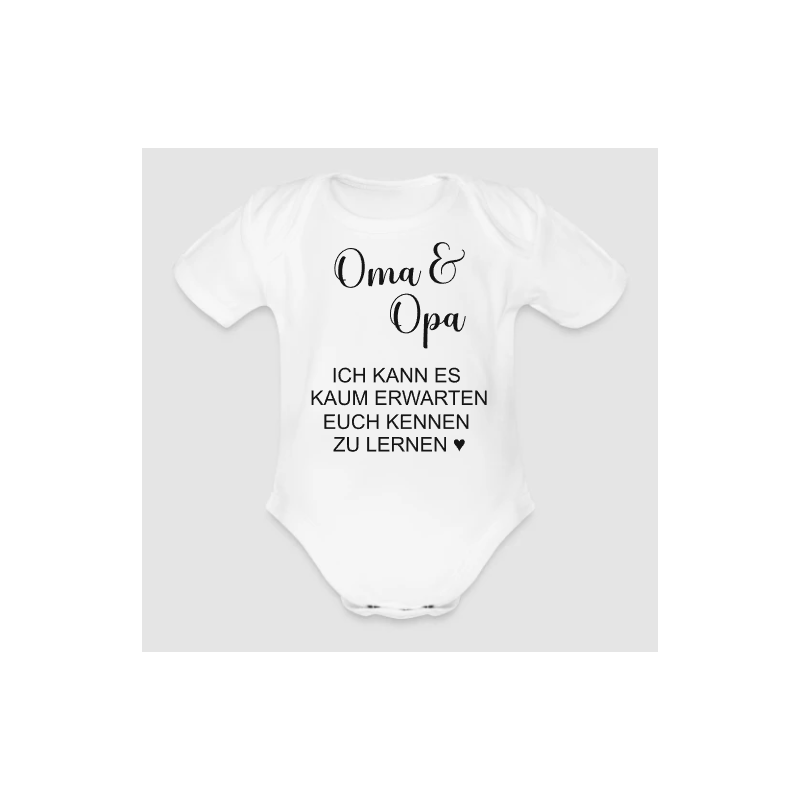 Bügelbilder Oma & Opa für Baby Body oder Baby T-Shirt