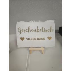 copy of Acrylschild Karten + Geschenke