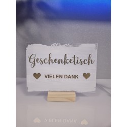 copy of Acrylschild Karten + Geschenke