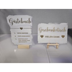 copy of copy of Acrylschild Karten + Geschenke