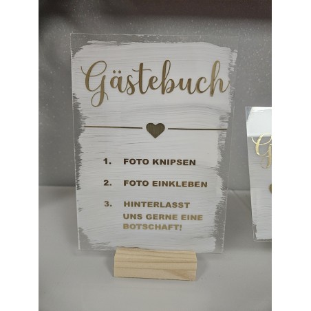 copy of copy of Acrylschild Karten + Geschenke